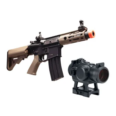 Elite Force M4 CQCX EyeTrace Airsoft Rifle & Optic Bundle