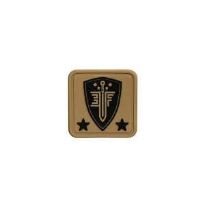 ELITE FORCE 1X1 SQUARE RUBBER HELMET PATCH