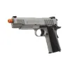 Elite Force 1911 TAC Stainless Finish CO2 Powered Blowback Airsoft Pistol