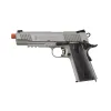 Elite Force 1911 TAC Stainless Finish CO2 Powered Blowback Airsoft Pistol