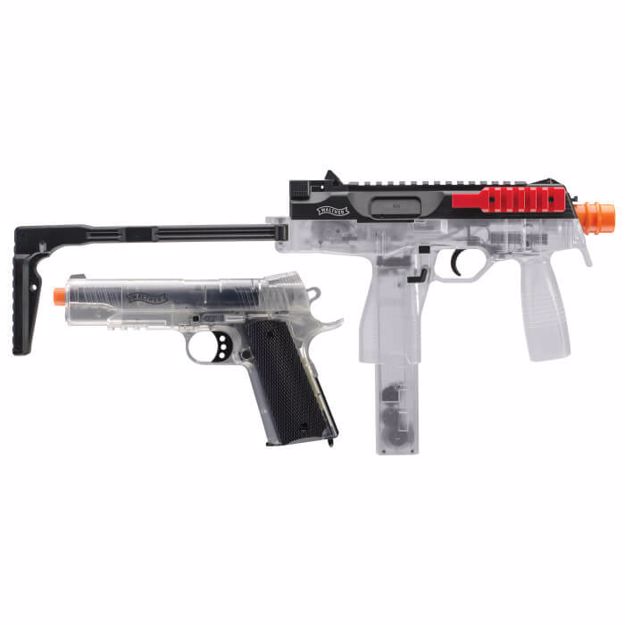 Walther Tac 6mm Airsoft BB Gun Pistol Kit Clear : Umarex Airguns