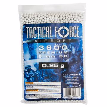 One Size Elite Force Premium Biodegradable 6mm Airsoft BBS Ammo .25 Gram 1000 Count 