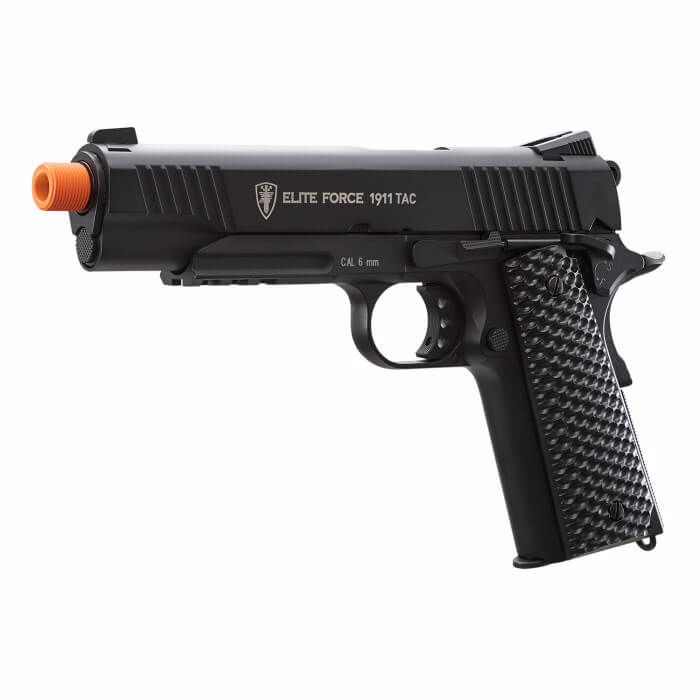 Elite Force 1911 TAC 6mm CO2 Airsoft Pistol Black Elite Force Airsoft
