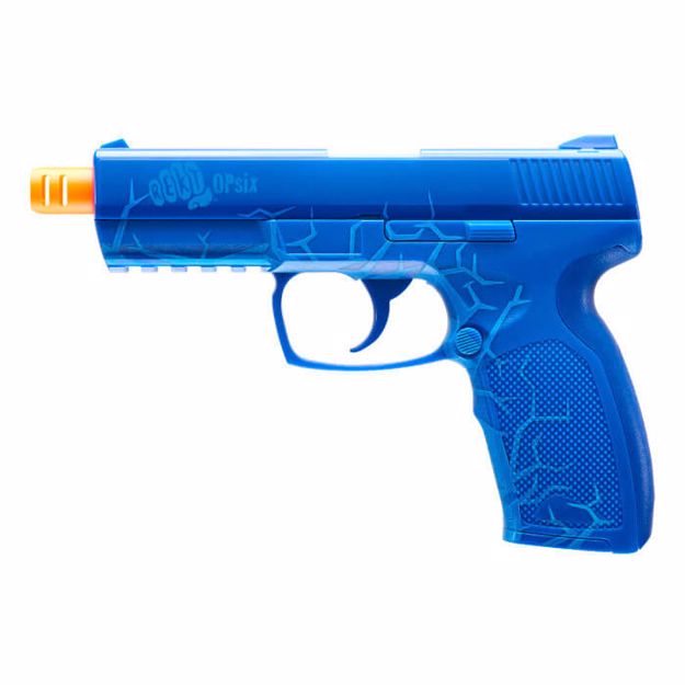 Picture of REKT OpSix CO2 Foam Dart Launcher BLUE Pistol Blaster : Umarex USA