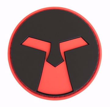 Picture of AMOEBA AIRSOFT PVC PATCH - RED & BLACK