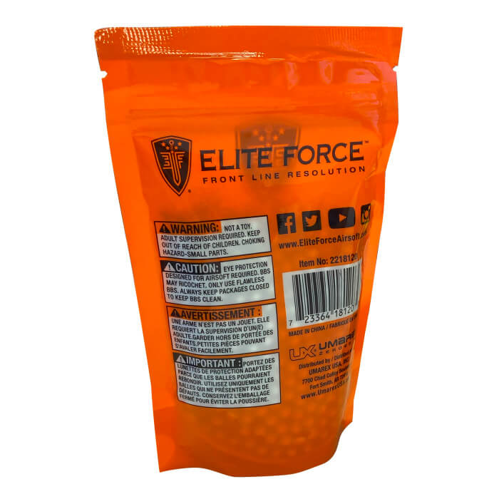 ELITE FORCE FIELD GRADE BBS .20 G 1000CT LT BLUE Elite Force Airsoft