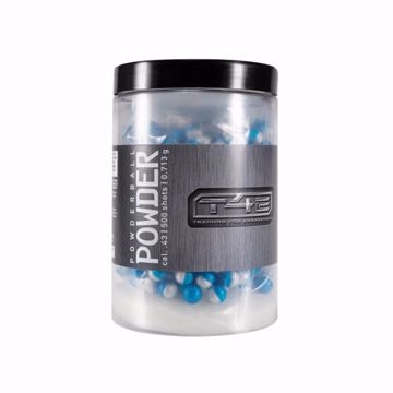 T4E POWDER BALL-.43 CAL-BLUE/WHITE-500CT