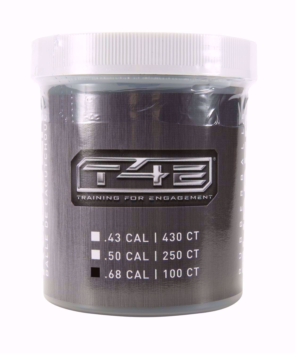 T4E RUBBER BALLS .68 CAL BLACK 100 CT Elite Force Airsoft