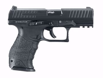 Picture of Walther PPQ .177 CO2 Pellet Pistol With 20-round belt magazine