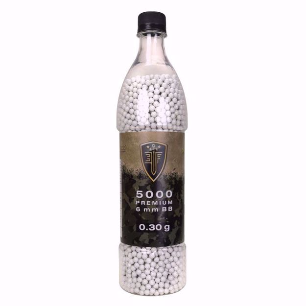 EF Premium Airsoft Ammo .30g White BBs 5000ct