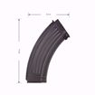 E&L 47 MID CAP METAL MAG-120 RDS-BLACK Right Side